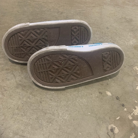 Blue and green toddler converse sneakers - Picture 5 of 5